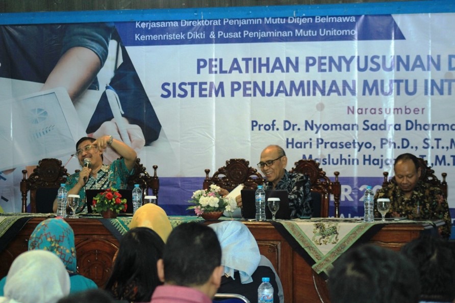 PELATIHAN PENYUSUNAN DOKUMEN SISTEM PENJAMINAN MUTU INTERNAL